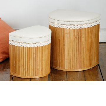 Bamboo Storage Bins