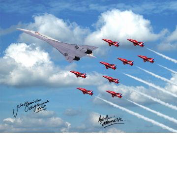 Concorde And Red Arrows