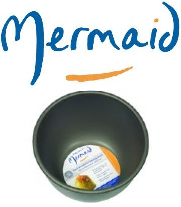 Mermaid Cookware Hard Anodised Pudding Basin