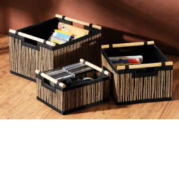 Natural Water Hyacinth Storage Boxes