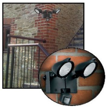 Solar Powered Duo Security Light