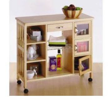 Space Saving Portable Kitchen Trolley