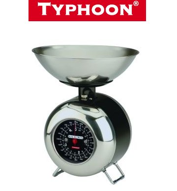 Typhoon Kitchenware Kitchen Scales Black
