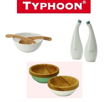 Typhoon Kitchenware Salad Bowl And Drizzlers And Gift