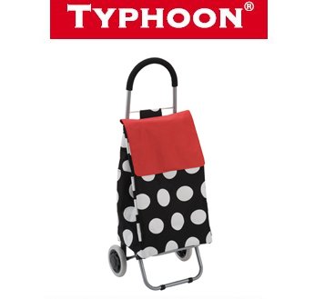 Typhoon Shopping Trolleys Spots With Red Lid